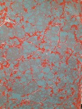 Papier marbré à la cuve de