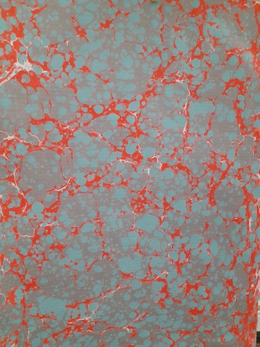 Papier marbré cuve - papier, à
