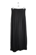 Pantalon large en soie noir Margaux Lonnberg L