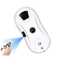 Robot Lave Vitres Aspirateur Electrique Nettoyeur avec Télécommande Anti Chute
