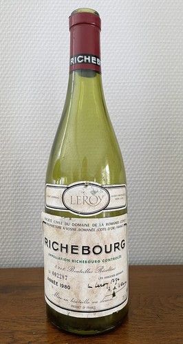 Bouteille vide richebourg 1980 - vide,