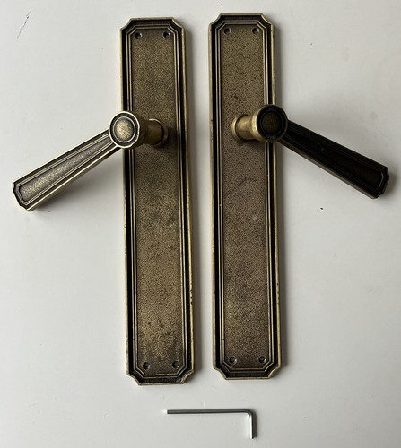 Paire poignees plaques - paire,