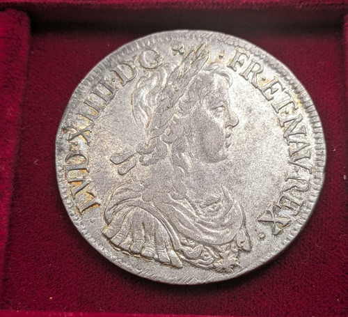 Monnaie ecu louis xiv - xiv, 1649