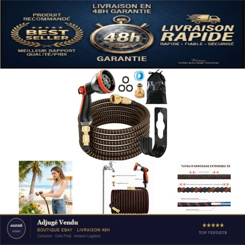 Tuyau arrosage extensible - tuyau,