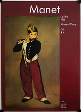 Affiche manet fifre - manet,