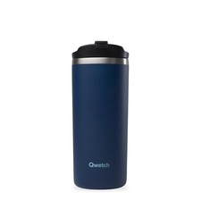 - Travel Mug Isotherme -Bleu Marine 470ml - Thermo Café  Thé en Inox - 6h Cha...