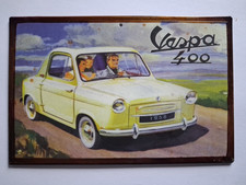 Plaque métal VESPA 400