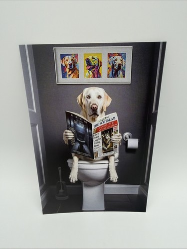 Affiche humoristique labrador - affiche,