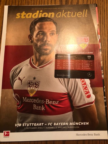 Programme vfb stuttgart fc - stuttgart,