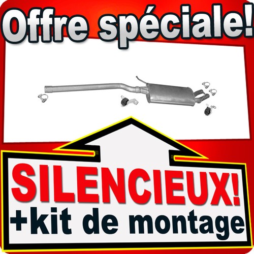 Silencieux intermédiaire pour - silencieux,