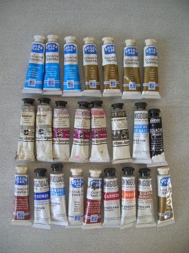 Lot anciens tubes de - de,