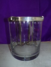 Seau à champagne en verre et