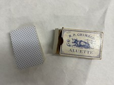 Jeu de cartes Aluette B.P