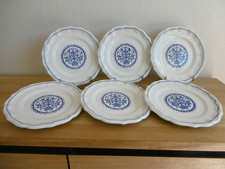 SIX ASSIETTES PLATES FAIENCE