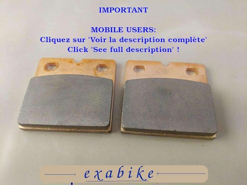 Plaquettes frein avant pour - avant,