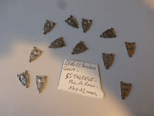 Lot de 12 coeur chapelet CONNECTEUR medaille    Sainte THERESE   Pluie de Roses