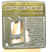 ANCIENNE PLAQUE D'IMPRESSION