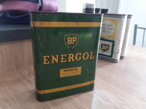 Energol ancien bidon huile - bp, energol,