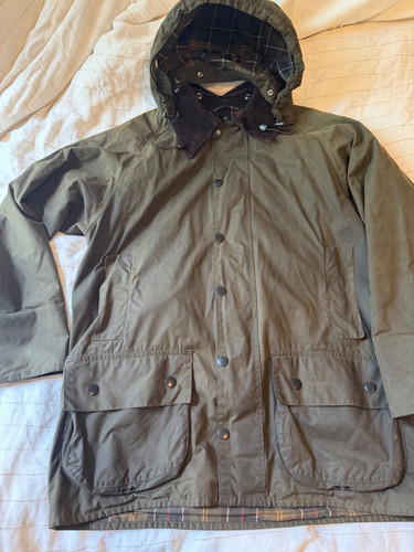 Olive green barbour - olive,