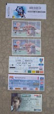 vintage lot ancien billet ticket match olympique lyonnais