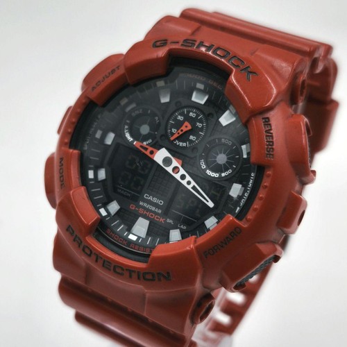 Montre casio shock 100b - g-shock, ga-100b