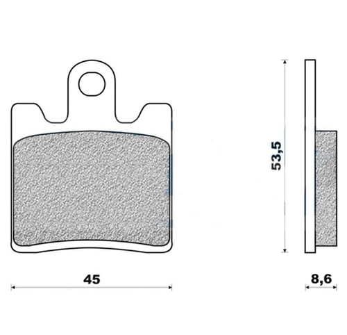 Plaquettes frein g1380 av - 13,