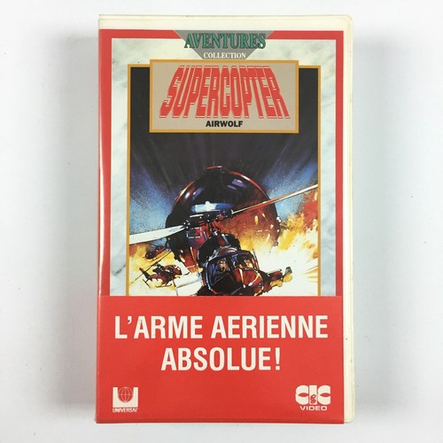 Supercopter airwolf vhs - supercopter,,