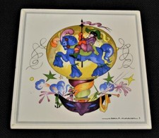 Villeroy & Boch Allemagne John Mercier Le Ballon Carnaval 14.9cm Trépied Tuile