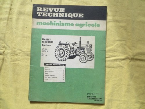 Tracteur massey ferguson 165 - tracteur,