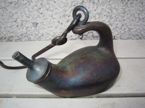 Lampe huile bronze - huile,
