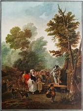 FOIRE de VILLAGE (de Nicolas Taunay) - Très grande Planche couleur