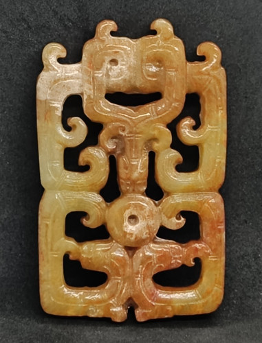 Ancien pendentif jade - ancien,