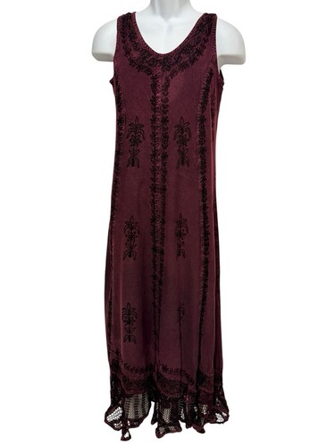 Boho embroidered dress - boho,