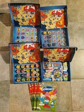 4 Coffrets  balles schtroumpf