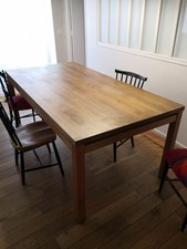 2 Tables modernes en chêne