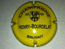 Capsule de champagne HENRY-BOURDELAT (4. jaune et noir)