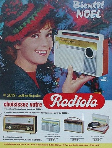 Publicite radiola transistor - radiola,