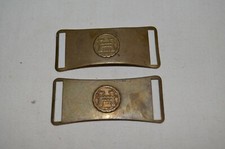 Ancienne Boucles de Chaussure en Métal Doré