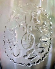 rare Bocal pot en verre