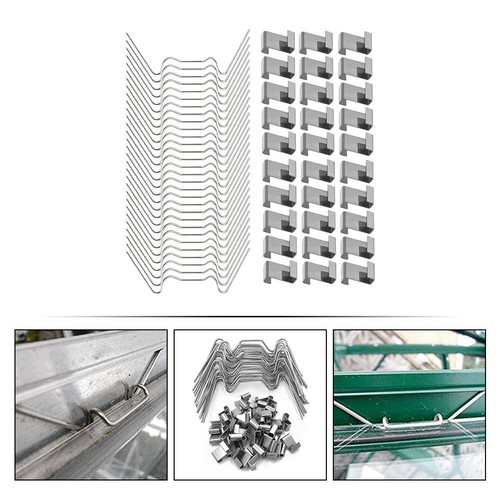 100 pcs clips acier - clips,