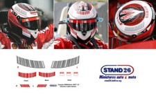269 Decals casque casco helmet Raikkonen barcodes 2007 for Centauria Spark 1:5