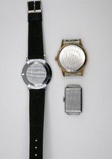 LOT DE 3 MONTRES MECANIQUES A