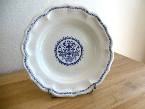 Plat faience gien 1954 decor - faience,