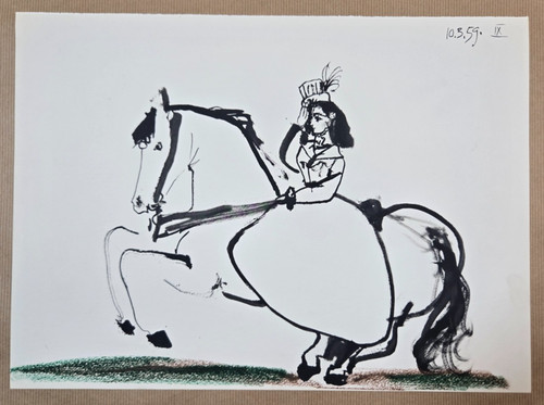 Lithographie couleur après - couleur, d'après