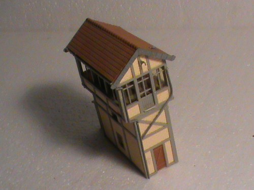 Maquette poste aiguillage - aiguillage, ho