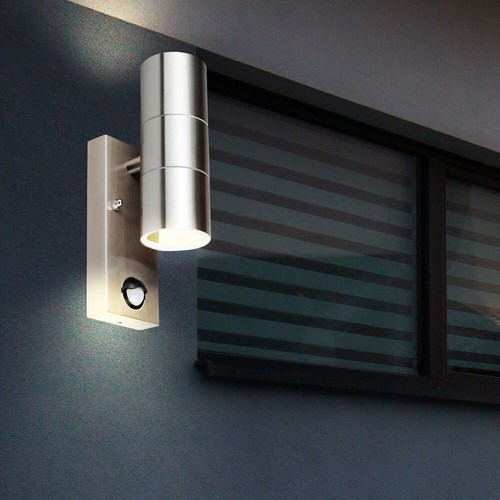 Projecteur mural inox haut bas - mural,
