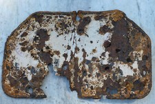 ARMÉE ALLEMANDE - Plaque de moto allemande provenance Normandie 1944 GUI25PLA001