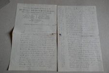 lettre 1919 Chemin de Fer