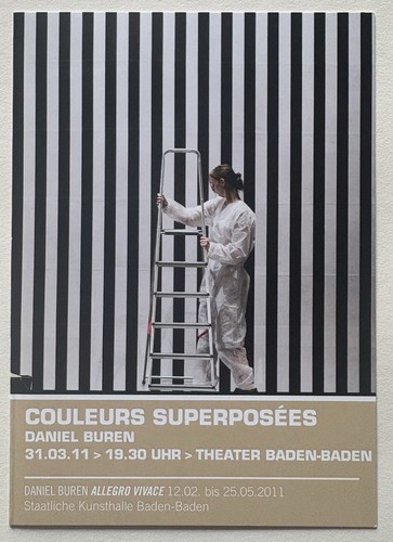 Daniel buren petit carton - buren,