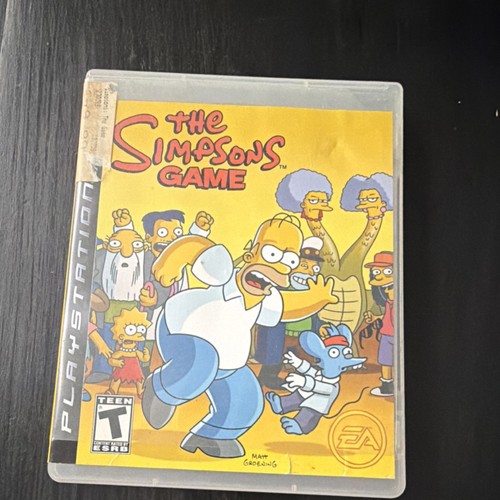 The simpsons game sony - the,